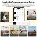 Fones de ouvido sem fio QCY H3 ANC Bluetooth 5.4 com áudio de alta resolução e cancelamento de ruído ativo híbrido de 43 dB 60H