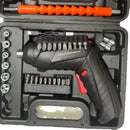 Conjunto de ferramentas elétricas de 3,6 V, manutenção doméstica, reparo, bateria de lítio de 1800 mAh, mini furadeira elétrica doméstica, chave de fenda sem fio