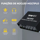 Teyun Q-24 Interface de Áudio Profissional Universal USB para Computador, Placa de Som com Monitoramento, Guitarra Elétrica e Gravação ao Vivo