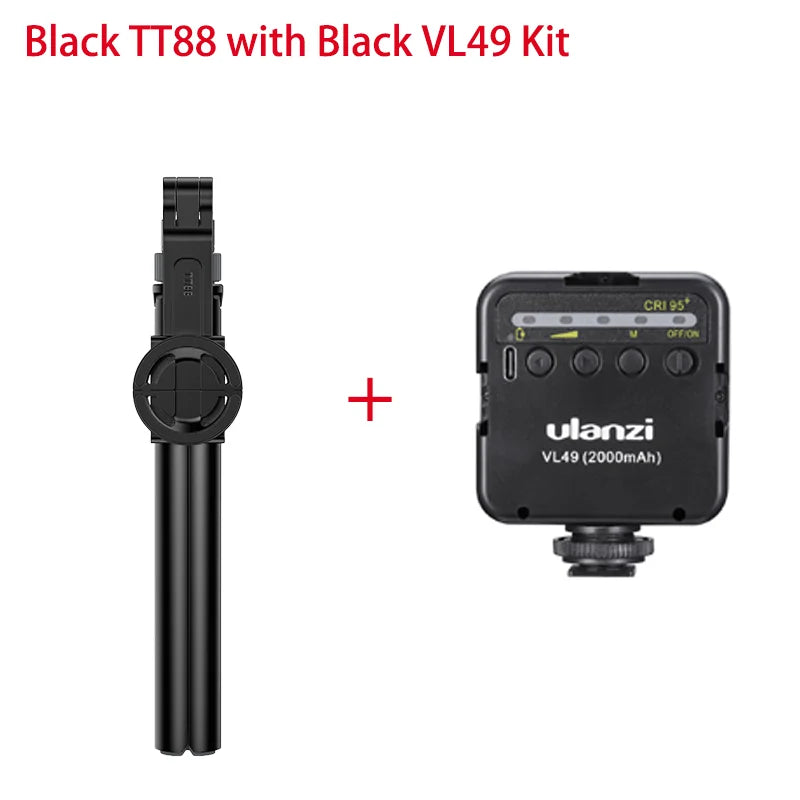 Tripé para celular Ulanzi TT88 de 1,44 m com braçadeira magnética e extensão remota sem fio para transmissão ao vivo e vlog
