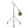 Suporte de luz de aço inoxidável SH 2,8 m para serviço pesado, peso de carga de 10 kg, tripé de suporte para estúdio fotográfico com luz LED