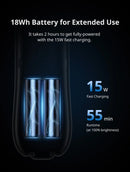 Luz de tubo de ar portátil Ulanzi UA20 90 cm 20 W 2700 K-6500 K luz de preenchimento magnético inflável bicolor para fotografia de transmissão ao vivo