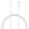 Cabo USB C Baseus Superior Series para Lightning 20 W PD para iPhone 14, 13, 12 Pro Max, cabo de carregamento rápido