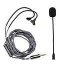 Fones de ouvido Kinera Celest Wyvern pretos com cabo e microfone, envio de IEMs brasileiros, fones de ouvido com fio Hi-Fi para jogos, para presente