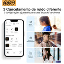 Fone de ouvido sem fio QCY HT05 ANC com cancelamento de ruído de 40 dB, Bluetooth 5.2, 6 microfones, ENC HD, chamada, TWS, modo de transparência