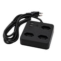 Filtro de Linha Inteligente Com WiFi, 3 Tomada, 2 Entradas USB, 1 Entrada Tipo C e 1 Botão Liga Desliga Geral