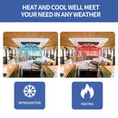 Aspligo MX Shipping RV Ar condicionado elétrico de teto 12V/24V CoolinNew Energy para estacionamento de caminhões, trailers e caravanas