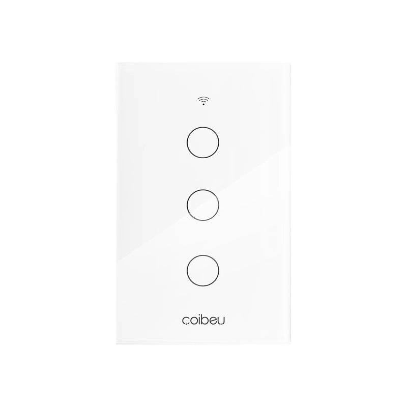 Interruptor Inteligente Tuya Compatível Alexa, Smart Switch com Neutro, APP e WiFi por Toque,
