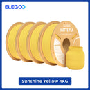 Filamento PLA fosco ELEGOO 1 kg, filamento FDM para impressora 3D de 1,75 mm, precisão dimensional de +/- 0,02 mm, bobina de papelão de 1 kg (2,2 lbs)