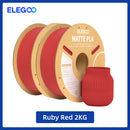 Filamento PLA fosco ELEGOO 1 kg, filamento FDM para impressora 3D de 1,75 mm, precisão dimensional de +/- 0,02 mm, bobina de papelão de 1 kg (2,2 lbs)