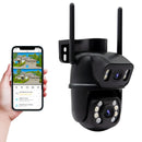 Câmera de segurança Wi-Fi 6MP e 4K inteligentes 360 Bluetooth