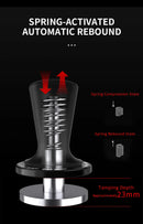 MHW-3BOMBER Compactador de café 51/53,35/58,35 mm 2 molas Compactador de café expresso Base de rosca de aço inoxidável Acessórios para café de barista doméstico