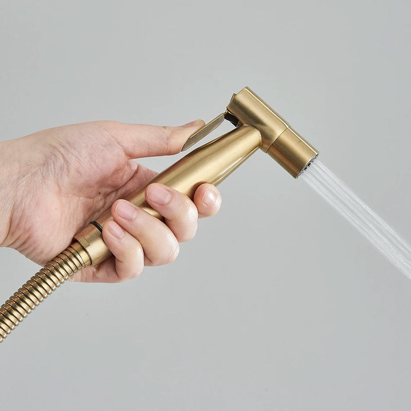 Torneira para bidê de banheiro Uythner, torneira de latão, misturador, chuveiro de água fria, pulverizador, torneira, torneiras para vaso sanitário, alça para vaso sanitário, jato