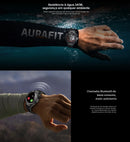 Relógio AURAFIT 2025, 1,43 Amoled, à prova d'água 3ATM, mais de 150 modos esportivos, monitoramento de saúde, Android e IOS