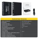 Teyun Q-24 Interface de Áudio Profissional Universal USB para Computador, Placa de Som com Monitoramento, Guitarra Elétrica e Gravação ao Vivo