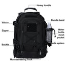 Mochila tática militar de grande capacidade de 40L e 65L para atividades ao ar livre, viagens, caminhadas, acampamentos, pesca, ferramentas, mochila para homens e mulheres