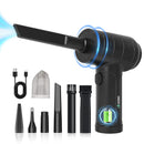 Aspirador de pó portátil USB recarregável sem fio para limpeza de computadores, laptops, carros, teclados e ventiladores. Capacidade de limpeza: portátil.