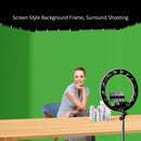 Cenário de tela verde Chromakey grande portátil com suporte para fotografia, sistema de suporte para gravação de vídeo e foto 240x400 cm
