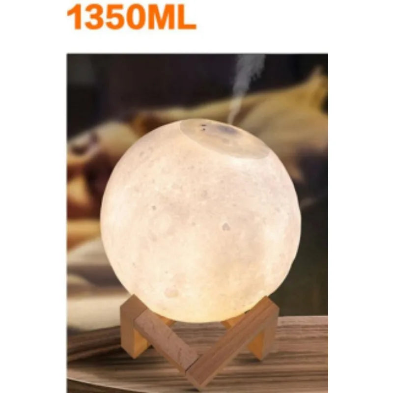 Luminária noturna LED em formato de lua, alimentada por bateria, luz de estrelas, decoração para quarto, presente para crianças, 13cm, 15cm, 18cm.