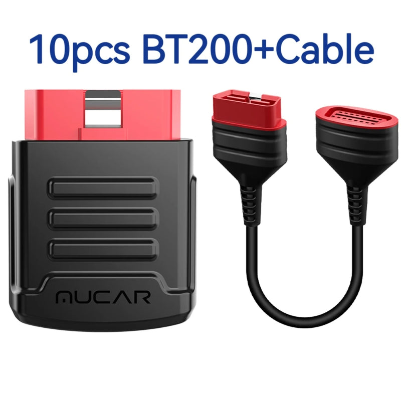 Ferramentas de diagnóstico automotivo MUCAR BT200 OBD2 Bluetooth Wifi Scanner para todos os carros Auto Testador OBD2 15 Redefinições de diagnóstico