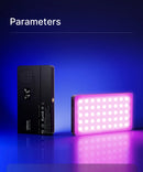 Ulanzi LT002 Painel de luz LED de bolso de 7 polegadas RGB CRI 95+ 2500-9000K com favo de mel 4000mAh Luzes para câmera fotográfica