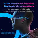 Óculos de Sol Inteligentes KUMI Meta V1, Polarizado com Bluetooth, à Prova D'água IPX4, Fones de Ouvido Abertos, Assistente de Voz com IA