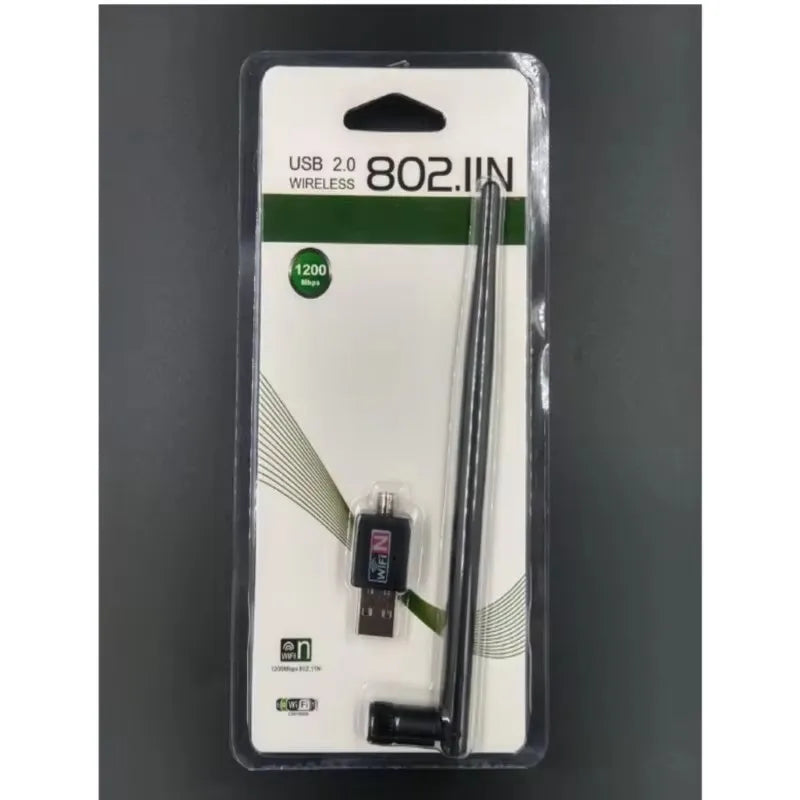 Adaptador WiFi USB 150Mbps 2.4GHz Com Antena USB 802.11n/g/b USB LAN Placa de Rede Sem Fio para Computador