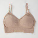 Sutiã feminino sem costura, secagem rápida, respirável, ioga, academia, corrida, push up, top esportivo à prova de choque