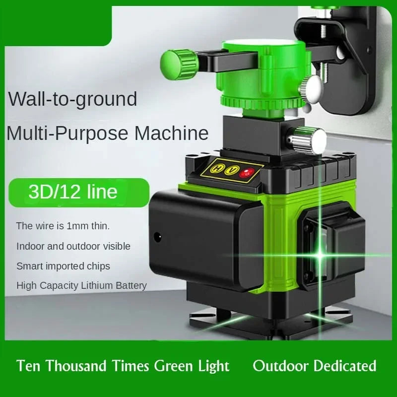 8/12/16 Nível de laser de linha 360 Nível de laser verde Instrumentos ópticos Ferramentas de construção Instrumentos de medição e análise