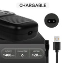 Barbeador e cortar cabelo elétrico masculino profissional, tela LCD e Recarregável por USB