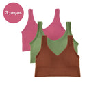 Sutiã esportivo feminino de 3 peças, roupa íntima para academia, roupa íntima feminina, sutiã respirável sem costura