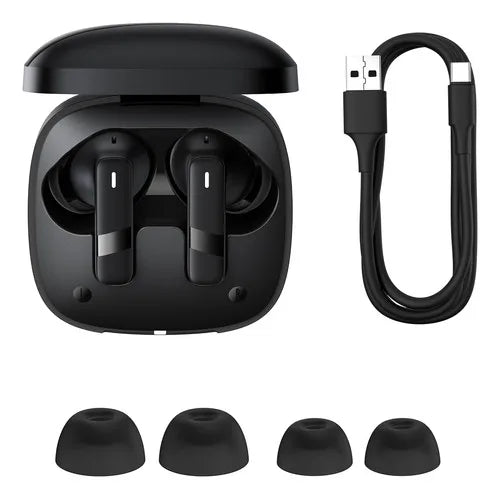 Fone De Ouvido Baseus Sem Fio Bowie E20 Bluetooth 5.3 a Prova da Agua IPX5 Alta Duração de Bateria Recarregável
