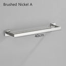 Acessórios para banheiro Toalheiro Aço inoxidável Toalheiro Acessórios para banheiro Prateleira de armazenamento Toalheiro duplo Dourado/Preto/Cromado