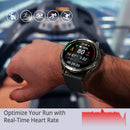 Smartwatch AIWR Peps 1R com tela AMOLED de 1,43 polegadas, compatível com Android e iOS, mostradores com IA, chat, GPT, resistência à água 5ATM e mais de 150 esportes.
