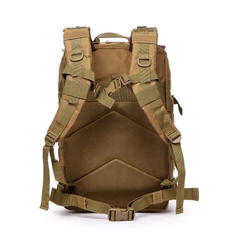 Mochilas impermeáveis de nylon 1000D para atividades ao ar livre, esportivas, táticas, para acampamento, caminhadas, pesca, caça, mochila 25L/50L