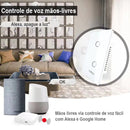 Interruptor Inteligente 1, 2, 3 ou 4 Botões Monopolar, sem Necessidade de Neutro, 1 Canal, 16A - Compatível com Alexa e Google Home