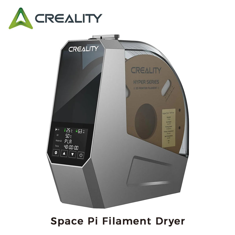 Secador de filamentos Creality Space Pi Monitoramento de umidade e temperatura em tempo real 1kg Impressora 3D Secador de filamentos Caixa de armazenamento Suporte
