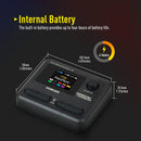 SONICAKE Pocket Master Brasil Versão em Inglês Amplificador para Guitarra e Baixo com Mais de 100 Efeitos em Pedais Multiefeitos Controle por Aplicativo Bateria Integrada