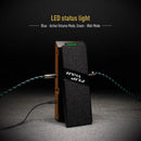 Pedal combinado SONICAKE FlipWah Brasil Wahwah com efeito e controle de volume ativo, tamanho padrão, em caixa metálica QEP-10