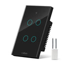 Interruptor Inteligente 1, 2, 3 ou 4 Botões Monopolar, sem Necessidade de Neutro, 1 Canal, 16A - Compatível com Alexa e Google Home