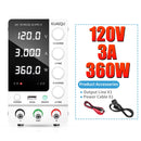 Fonte de alimentação com display digital ajustável Mini fontes de alimentação de laboratório Regulador de tensão 60V 5A 120V 3A 32V 6A KUAIQU 30V 10A DC