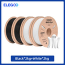 Filamento ELEGOO RAPID PLA+ de 1,75 mm, filamento para impressora 3D, suporta velocidade de impressão de 30-600 mm/s, compatível com a maioria das impressoras 3D FDM