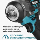 Conjunto de chaves elétricas sem escova EGOD de 1/2'' de alta potência, 500 N.M, para remoção de pneus soltos, ferramentas elétricas para reparo de pneus de carro, para bateria Makita de 18 V