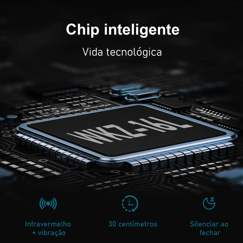 Lixeira de reciclagem automática com sensor/Lixeira de reciclagem automática com sensor, Lixeira de reciclagem inteligente, Lixeira de reciclagem automática para banheiro, Coibeu, Brasil