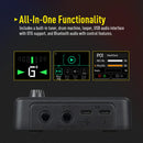 SONICAKE Pocket Master Brasil Versão em Inglês Amplificador para Guitarra e Baixo com Mais de 100 Efeitos em Pedais Multiefeitos Controle por Aplicativo Bateria Integrada