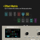 SONICAKE Matribox II Pro Brasil Tela sensível ao toque colorida de 4,3" para modelagem de amplificadores de guitarra e baixo, multiefeitos com IR e pedal de expressão QME-200