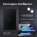 Interruptor Inteligente Tuya Compatível Alexa, Smart Switch com Neutro, APP e WiFi por Toque,