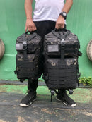 Mochilas impermeáveis de nylon 1000D para atividades ao ar livre, esportivas, táticas, para acampamento, caminhadas, pesca, caça, mochila 25L/50L