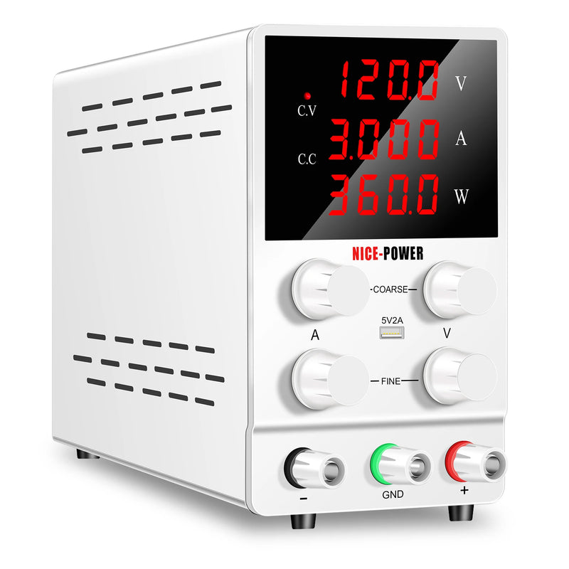 Fonte de alimentação de bancada regulada por CC USB KUAIQU, regulador de tensão ajustável de laboratório de 30 V, 10 A, 5 A, estabilizador de 60 V e 5 A, fonte de alimentação com interruptor