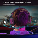 Fone de ouvido FIFINE, fone de ouvido USB com conector de 3,5 mm e som surround 7.1, controle de volume e botão de mudo para PC/MAC/PS4/PS5 Mixer-H9